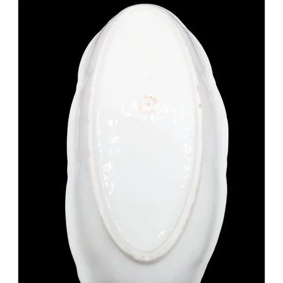 Lusterware Relish Tray Handles Rose Floral Porcelain Dish Vintage German 9.5" - Picture 14 of 15